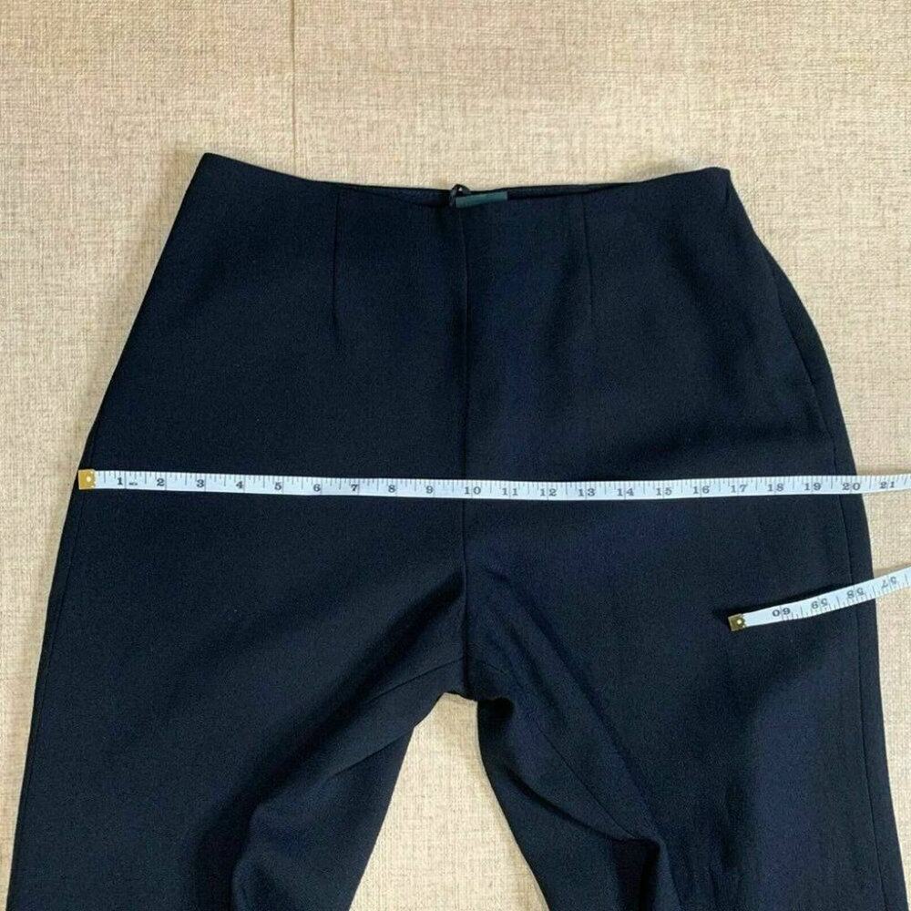 Lauren Ralph Lauren Black Wide Leg Dress Pants Sz 6 Triacetate Blend high waist - Picture 10 of 12